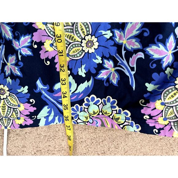 Women's Blue Paisley Talbots Shift Dress 10P - Picture 5 of 6